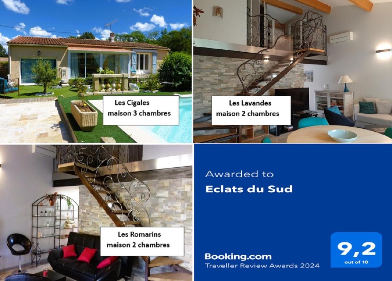 Eclats Du Sud Hebergements "Les Lavandes" Ou "Les Romarins" Meubles De Tourisme Classes 3 Etoiles Auriol Bagian luar foto